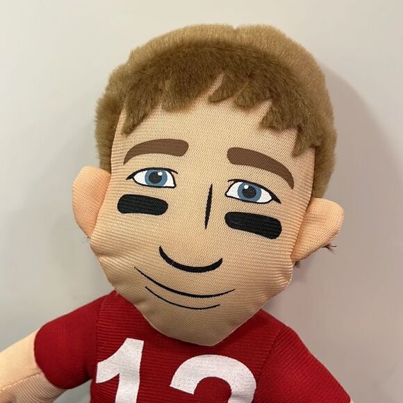 Tom Brady #12 New England Patriots 2013 NFLPA QB Rallymen Stuffed Plush 15” - Picture 2 of 6